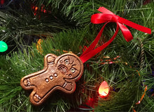 Load image into Gallery viewer, Krampus Angry Gingerbread Hand-made Salt Dough Christmas Ornament
