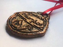 Load image into Gallery viewer, Krampus Bell Hand-made Salt Dough Christmas Ornament
