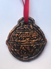 Load image into Gallery viewer, Krampus Bell Hand-made Salt Dough Christmas Ornament
