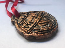 Load image into Gallery viewer, Krampus Bell Hand-made Salt Dough Christmas Ornament
