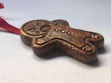 Load image into Gallery viewer, Krampus Angry Gingerbread Hand-made Salt Dough Christmas Ornament
