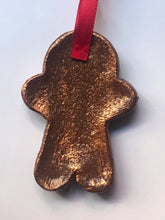 Load image into Gallery viewer, Krampus Angry Gingerbread Hand-made Salt Dough Christmas Ornament
