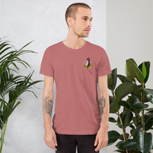 Load image into Gallery viewer, Short-Sleeve Unisex Christmas Pizza Penguin Embroidered T-Shirt
