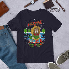 Load image into Gallery viewer, Short-Sleeve Unisex Mermaid Ugly Holiday T-Shirt
