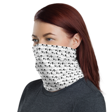 Load image into Gallery viewer, Nude with Plants - Black &amp; White Neck Gaiter | Face Mask
