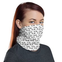 Load image into Gallery viewer, Nude with Plants - Black &amp; White Neck Gaiter | Face Mask
